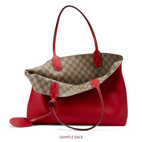 reversible tote gucci|gucci reversible gg tote.